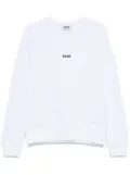 MSGM logo-print sweatshirt - White