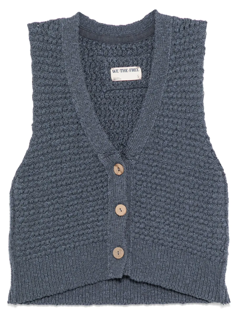 Free People We The Free Ava vest - ブルー Free People We The Free Ava vest - ブルー