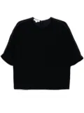 Vince crepe T-shirt - Black
