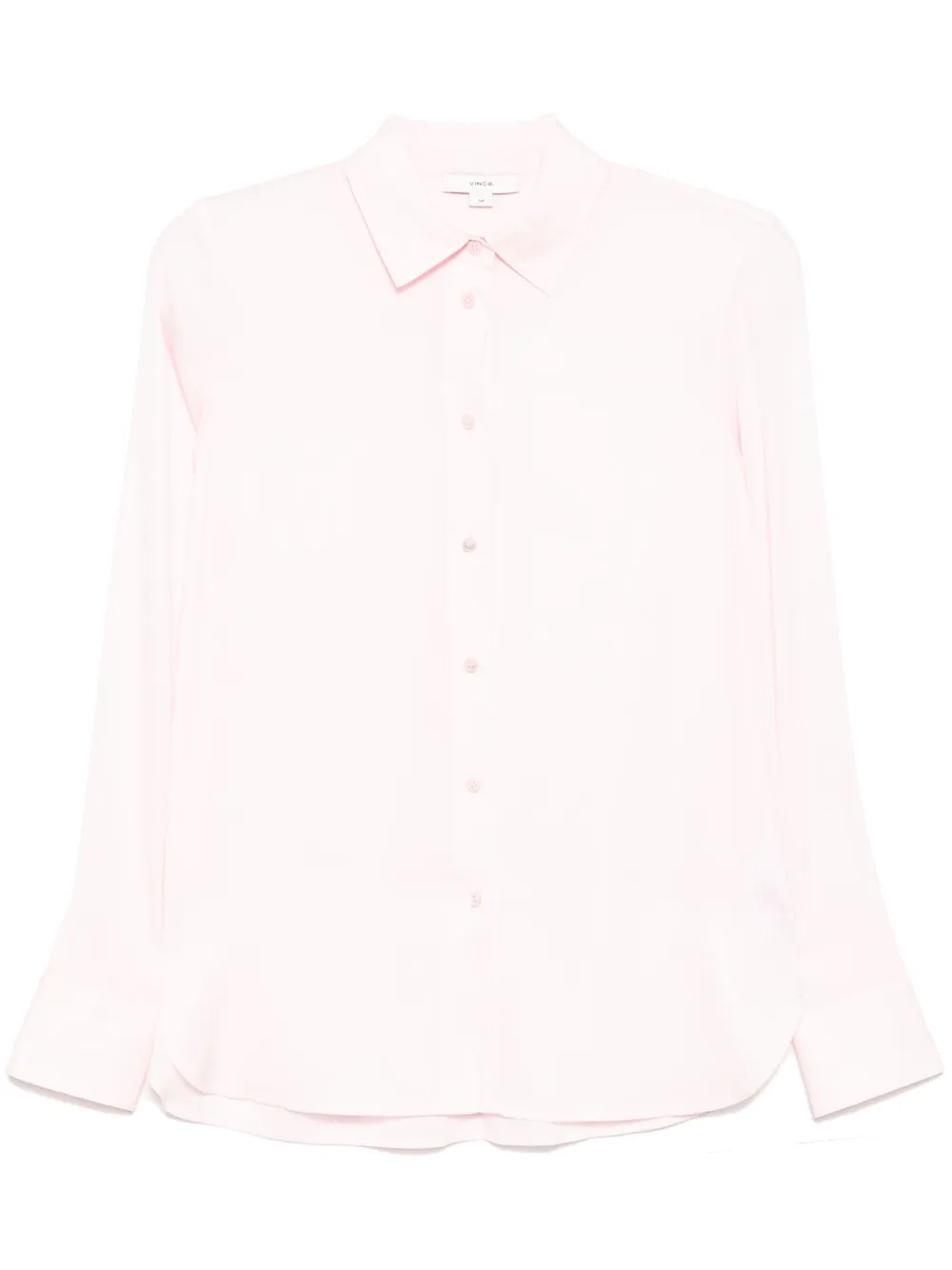 Vince camisa en crepé de china | rosado | Image 1