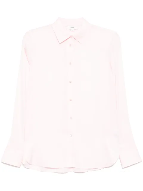 Vince camisa en crepé de china