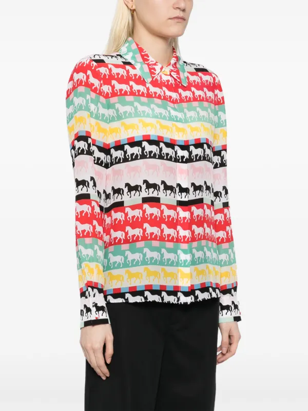 新品alice+olivia 2way シャツ&カフス スウェットトレーナー