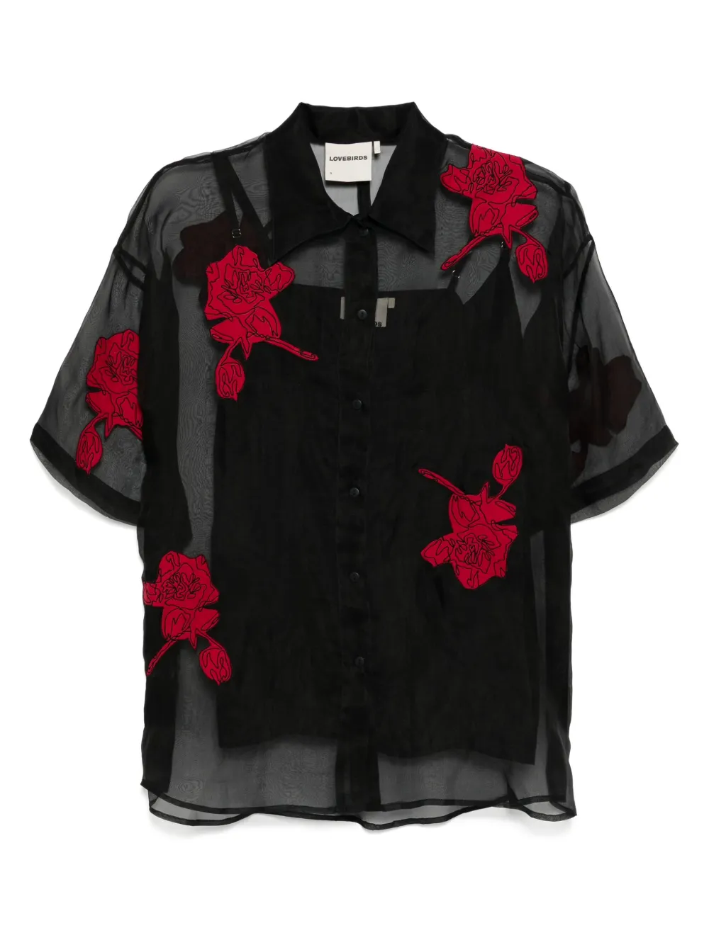 flora patchwork shirt