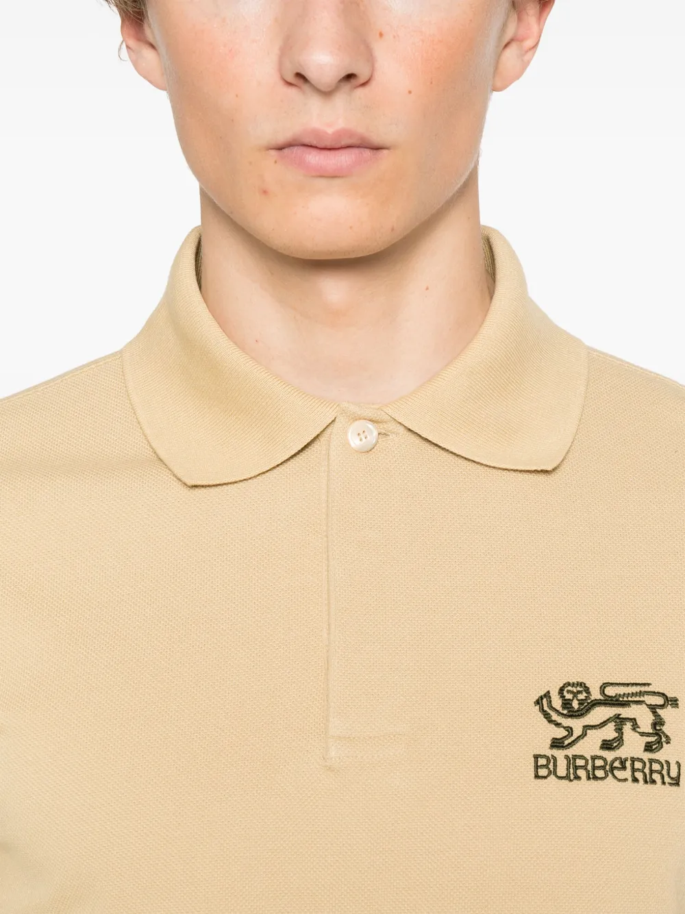 Burberry Katoenen poloshirt Beige