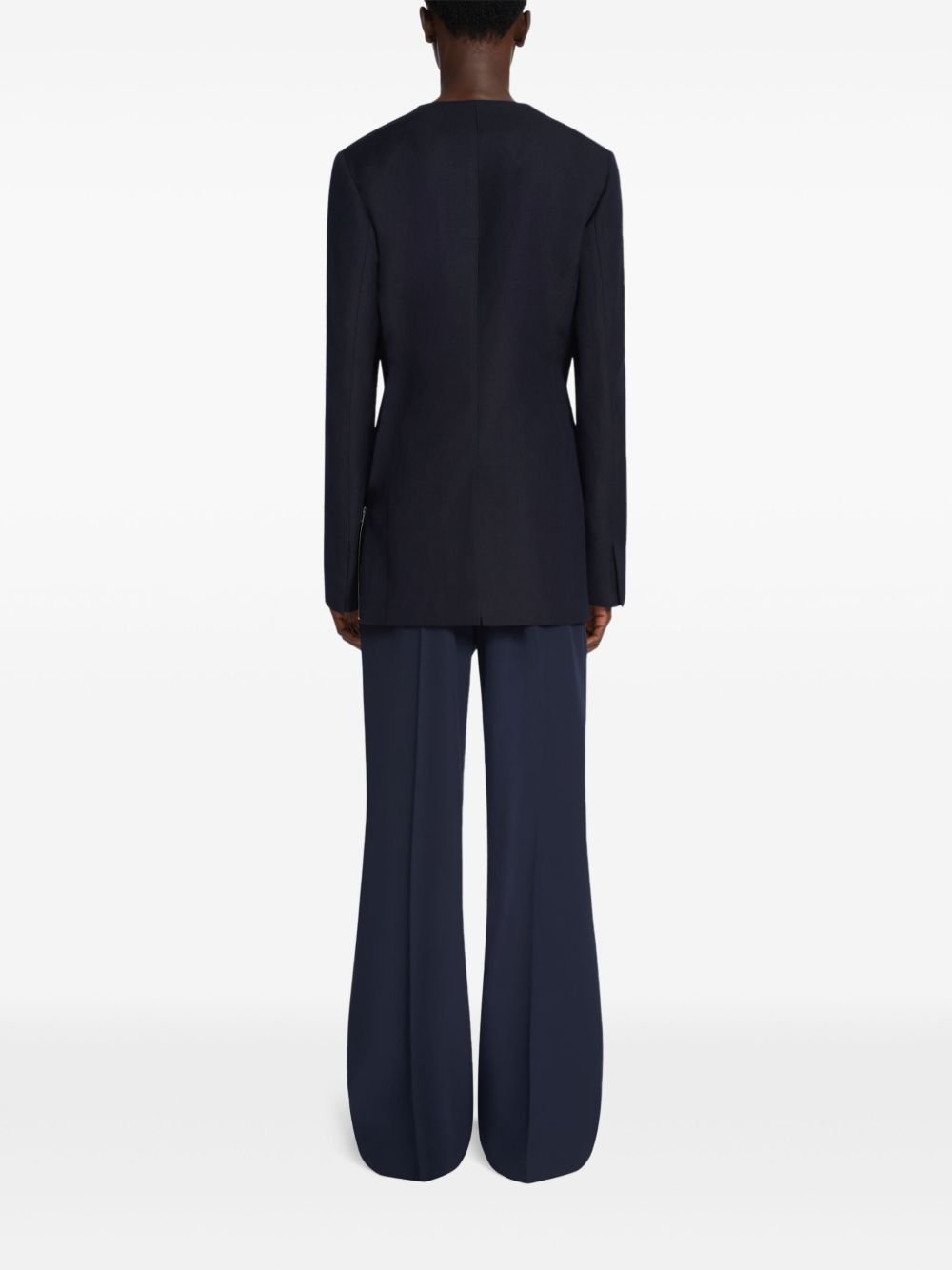 DRIES VAN NOTEN BOOTCUT TAILORED TROUSERS