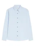 DRIES VAN NOTEN cotton poplin shirt - Blue