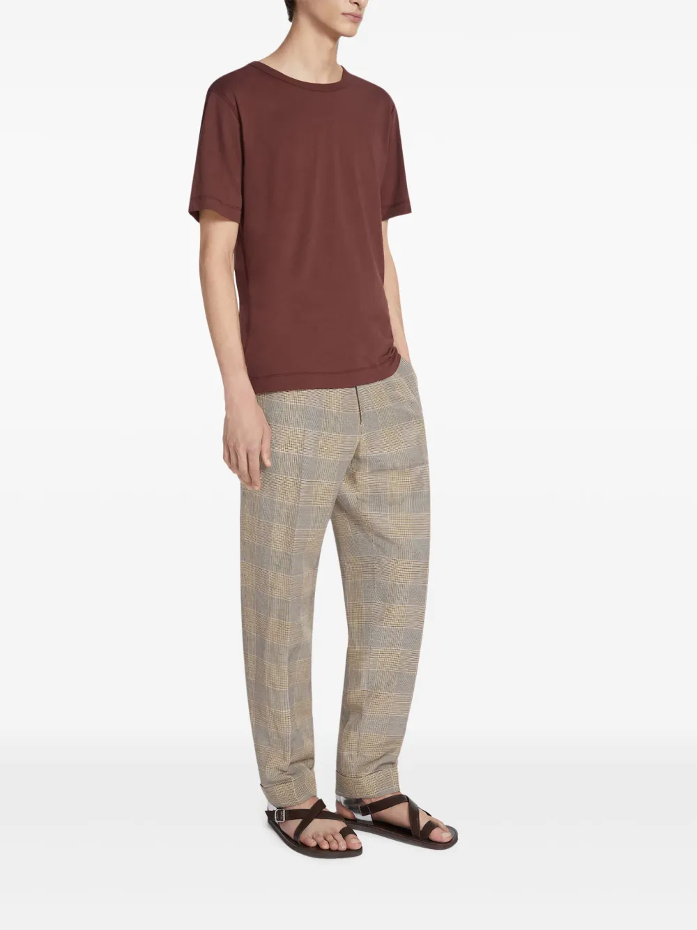 DRIES VAN NOTEN Broek met toelopende pijpen Grijs