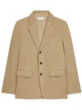 DRIES VAN NOTEN cotton blazer - Brown