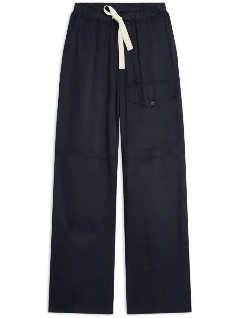 DRIES VAN NOTEN pantalones con cordones en la pretina