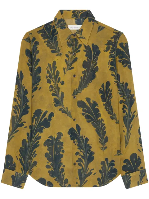 DRIES VAN NOTEN georgette shirt