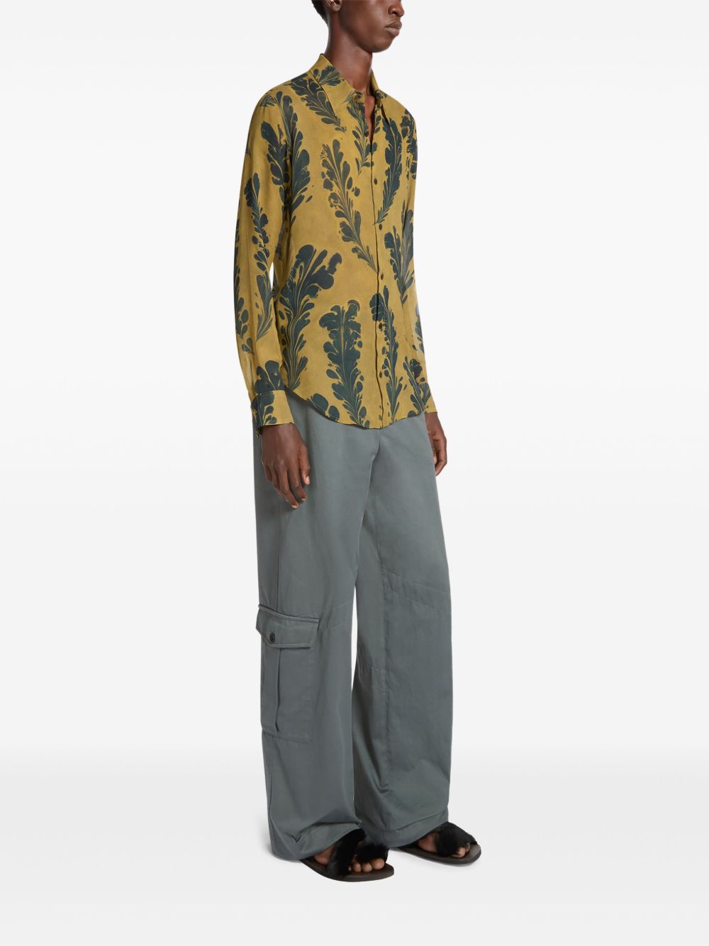 DRIES VAN NOTEN GEORGETTE SHIRT