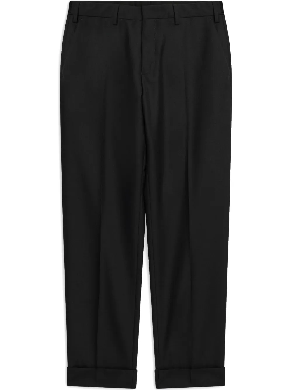 DRIES VAN NOTEN wool trousers | Black | Image 1