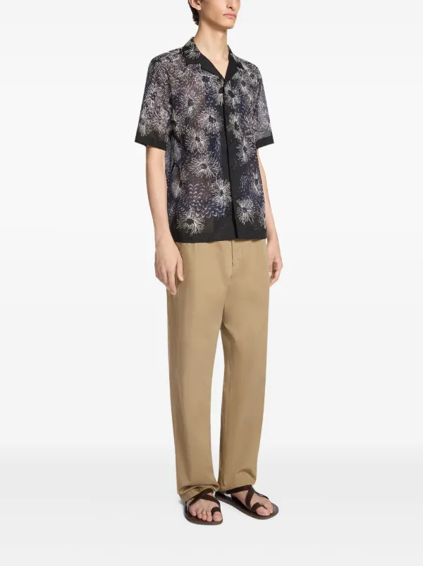 ラストチャンス【DRIES VAN NOTEN】コットン ベルベット パンツ DRIES VAN NOTEN ベルテッド パンツ | ニュートラル | FARFETCH JP