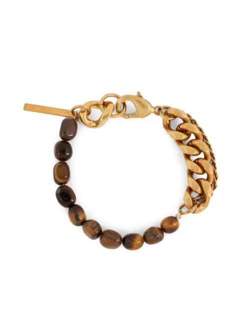 DRIES VAN NOTEN pulsera de cadena con piedra