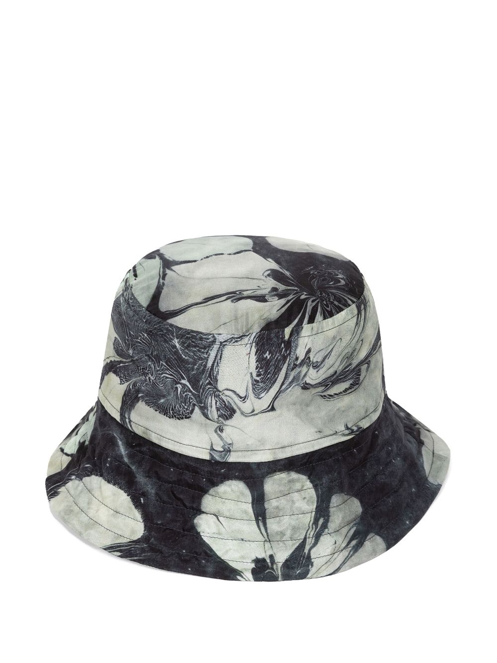 DRIES VAN NOTEN printed bucket hat - Groen