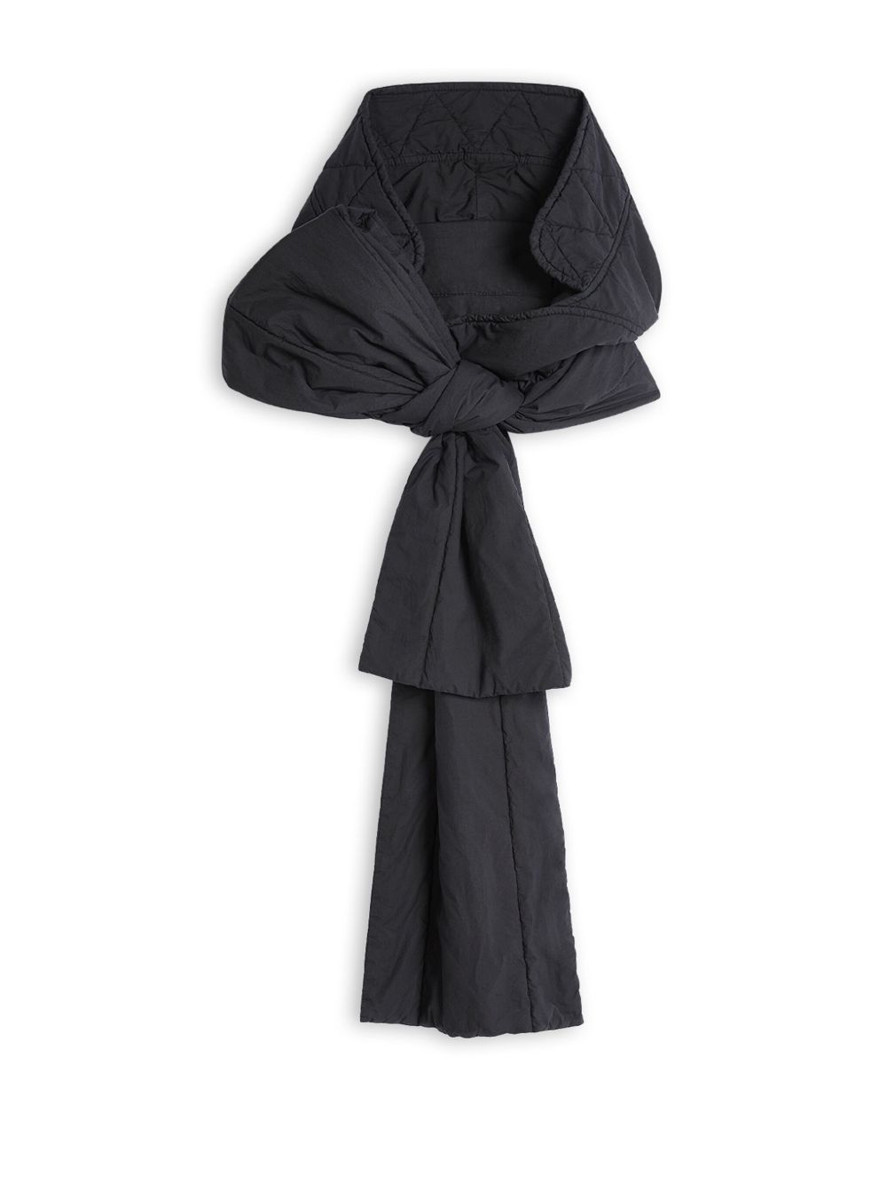 DRIES VAN NOTEN HOODED COTTON SCARF