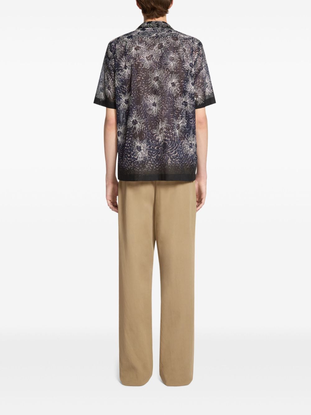 DRIES VAN NOTEN EMBROIDERED SHIRT