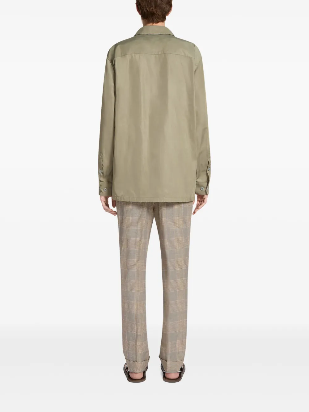 DRIES VAN NOTEN Slim-fit overhemd Groen