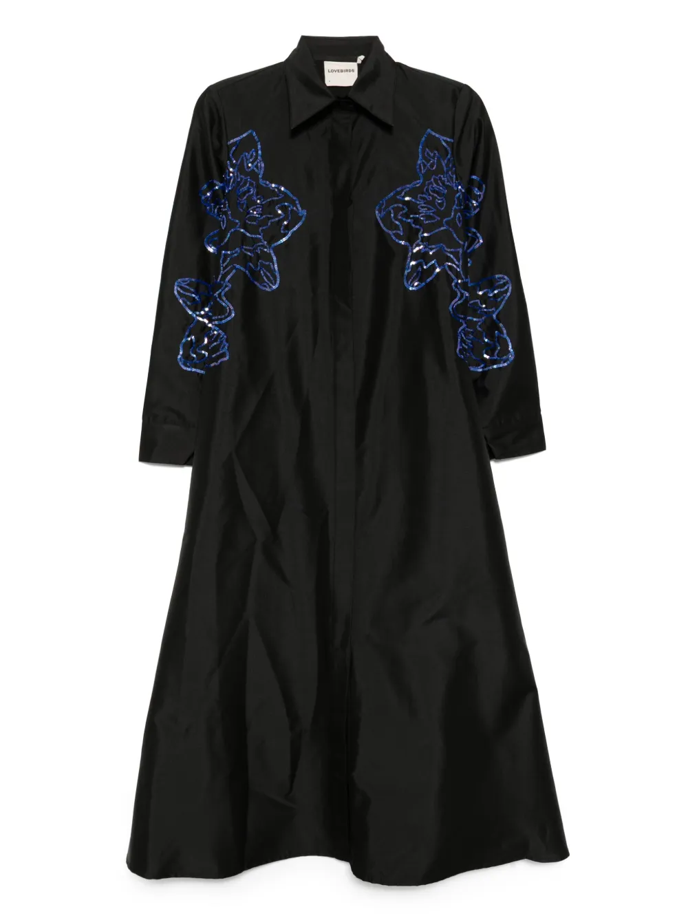 sequined A-line festive dress