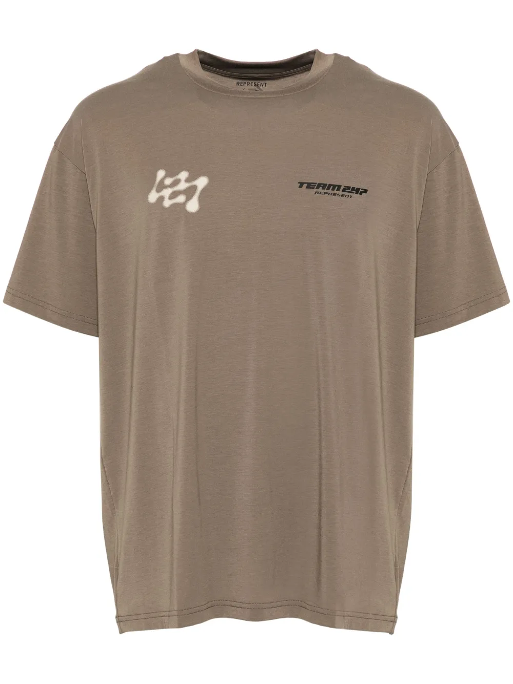 REPRESENT 247 Future Terrains T-shirt | Neutrals | Image 1