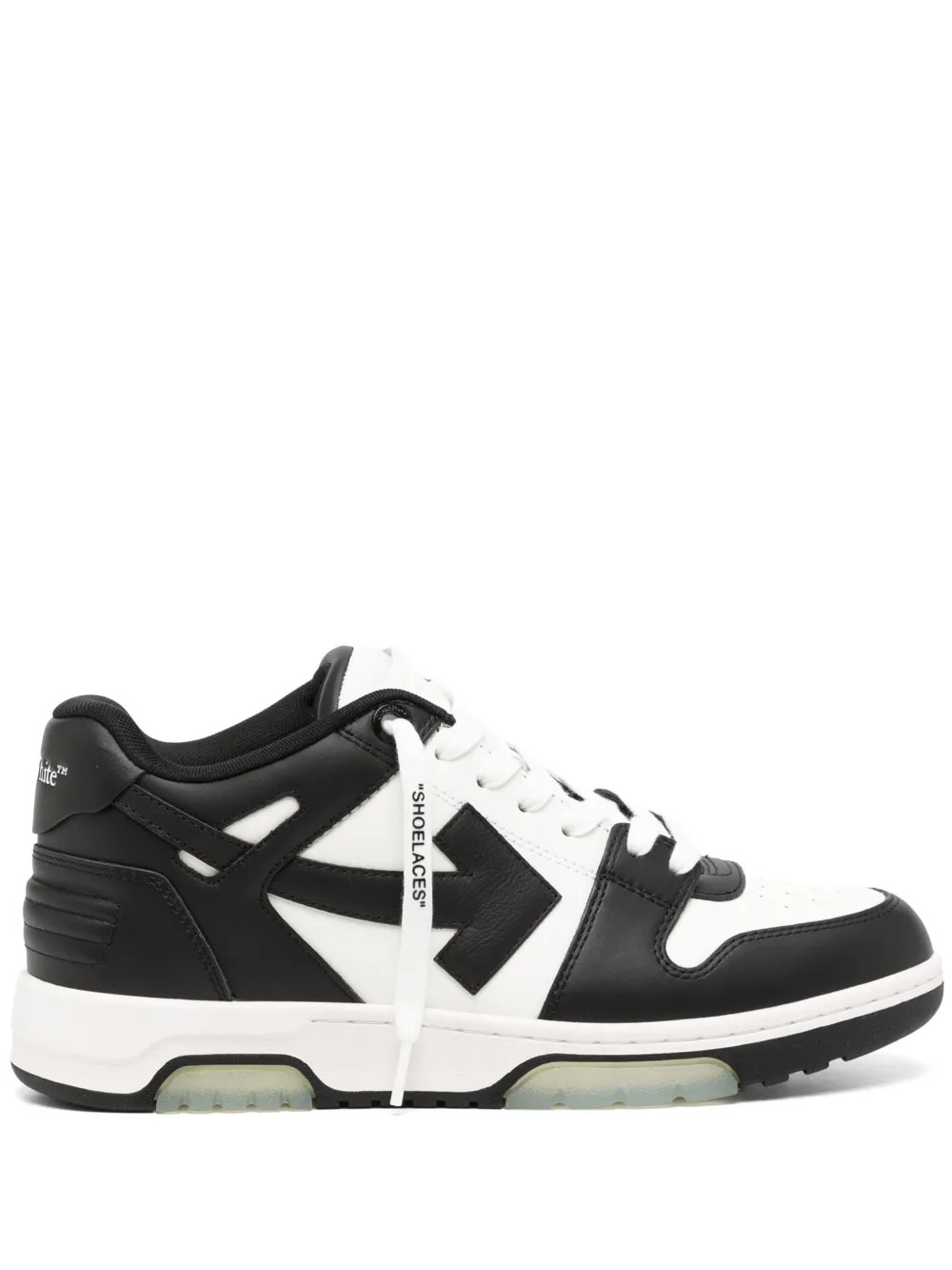 Off-White Out-Off-Office leather sneakers Black