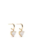 Kate Spade my love heart huggies earrings - Gold