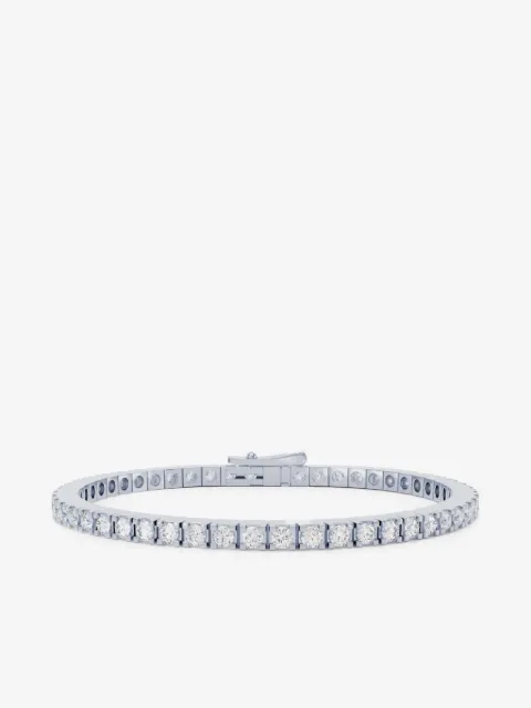 LOEV  bracelet en or blanc recyclé 18ct pavé de diamants