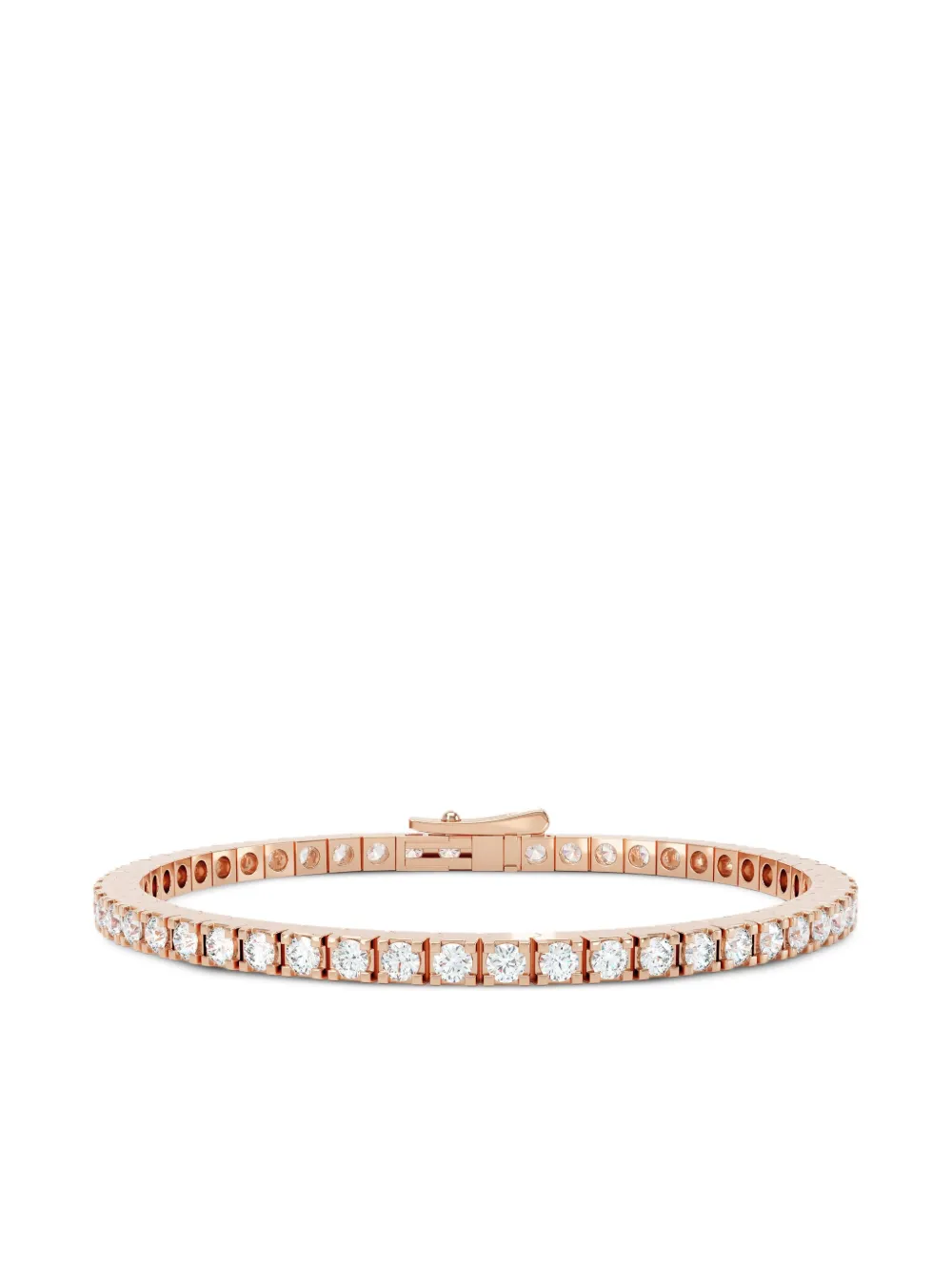 18K recycled rose gold diamond bracelet