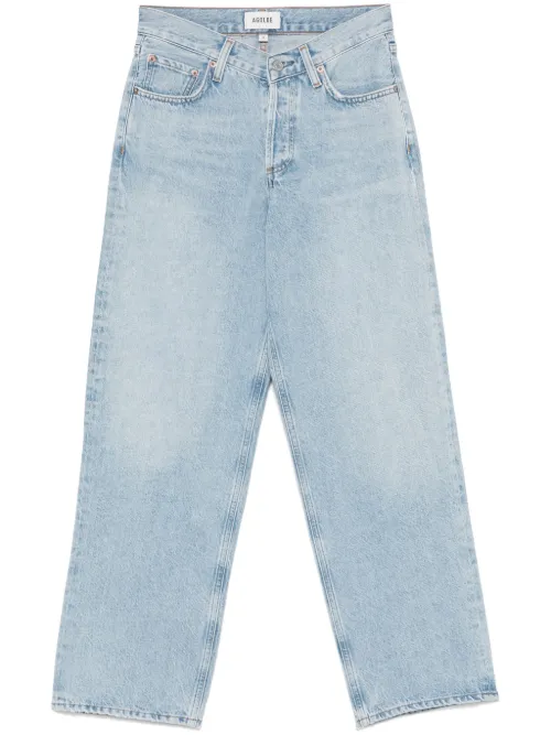 AGOLDE jean à taille en v - Bleu - AGOLDE - Modalova