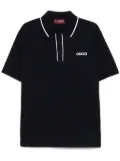 Gucci logo-patch polo shirt - Blue