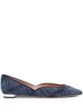 Aquazzura Maia ballet flats - Blue