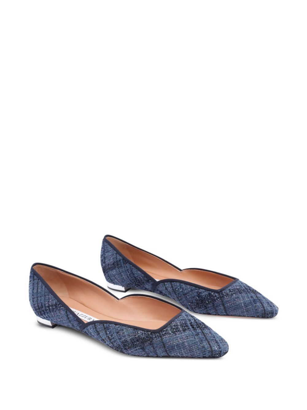 Aquazzura Maia ballet flats - Blauw