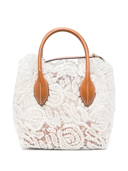 Petit sac à main à fleurs - Ermanno Scervino - Modalova