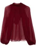 Atu Body Couture silk blouse - Red