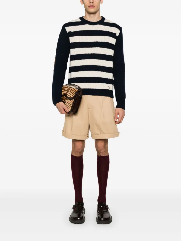 Valentino Garavani ストライプ セーター | ブルー | FARFETCH JP