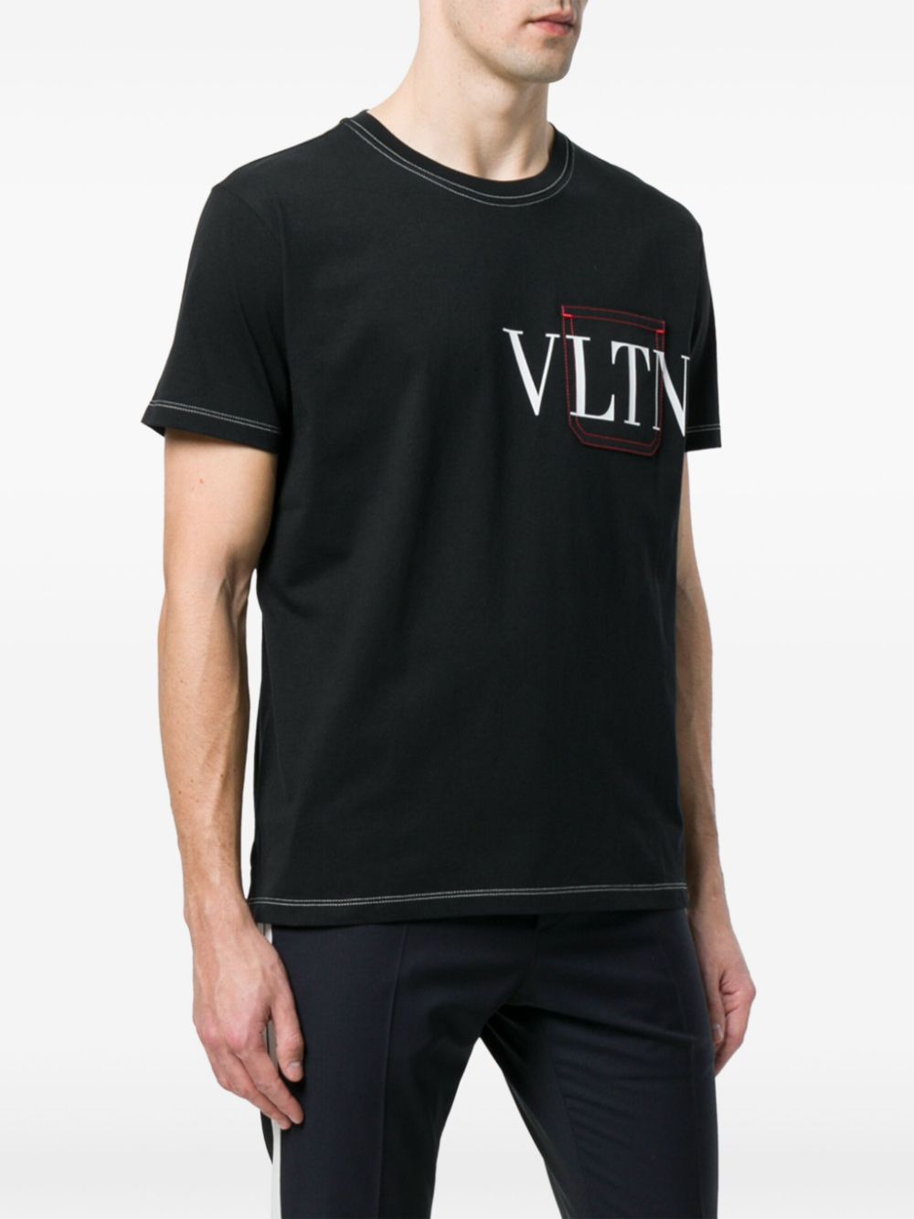 Valentino Garavani logo-print T-shirt - Zwart