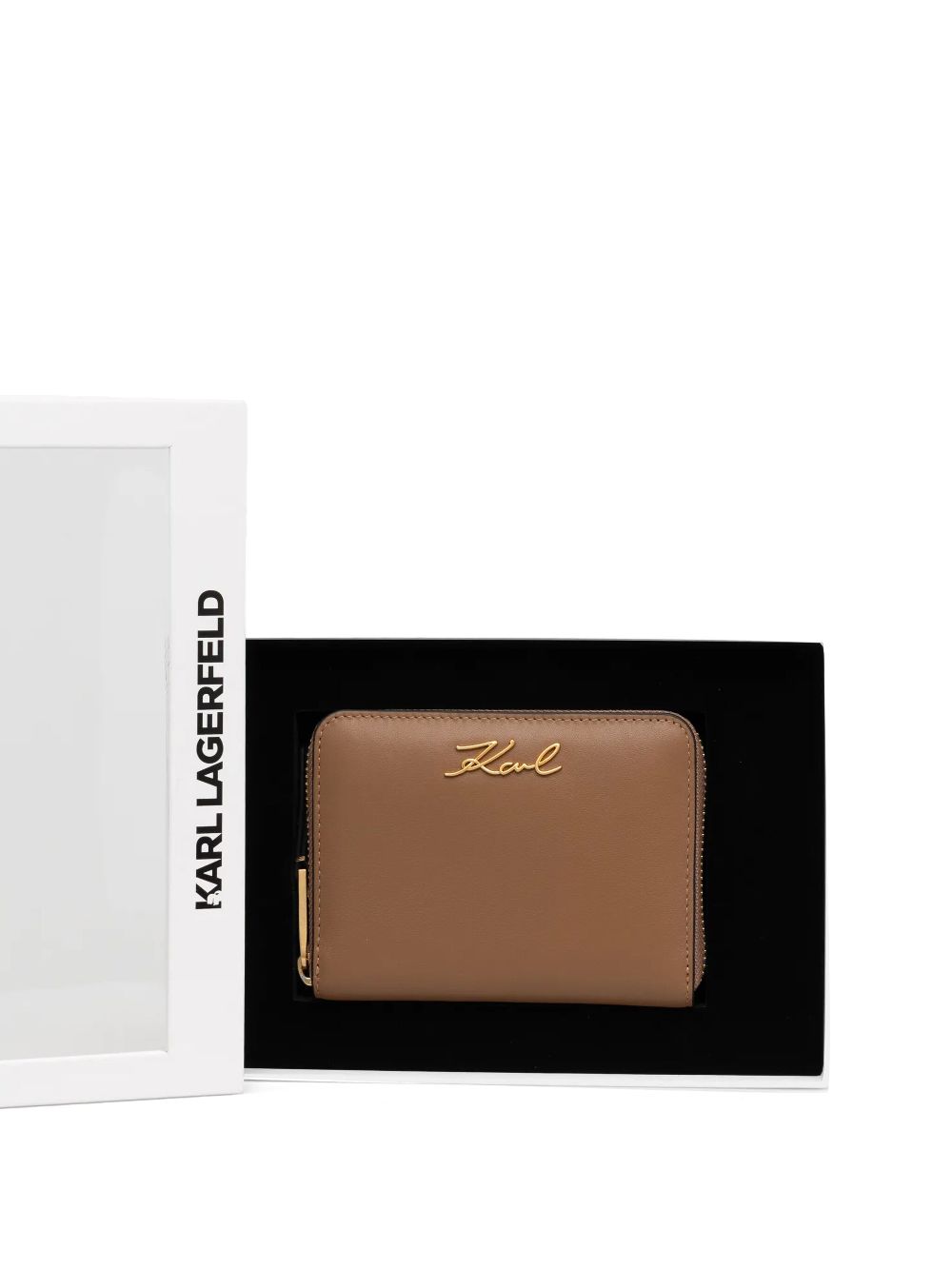 Karl Lagerfeld K/Signature medium portemonnee - Bruin