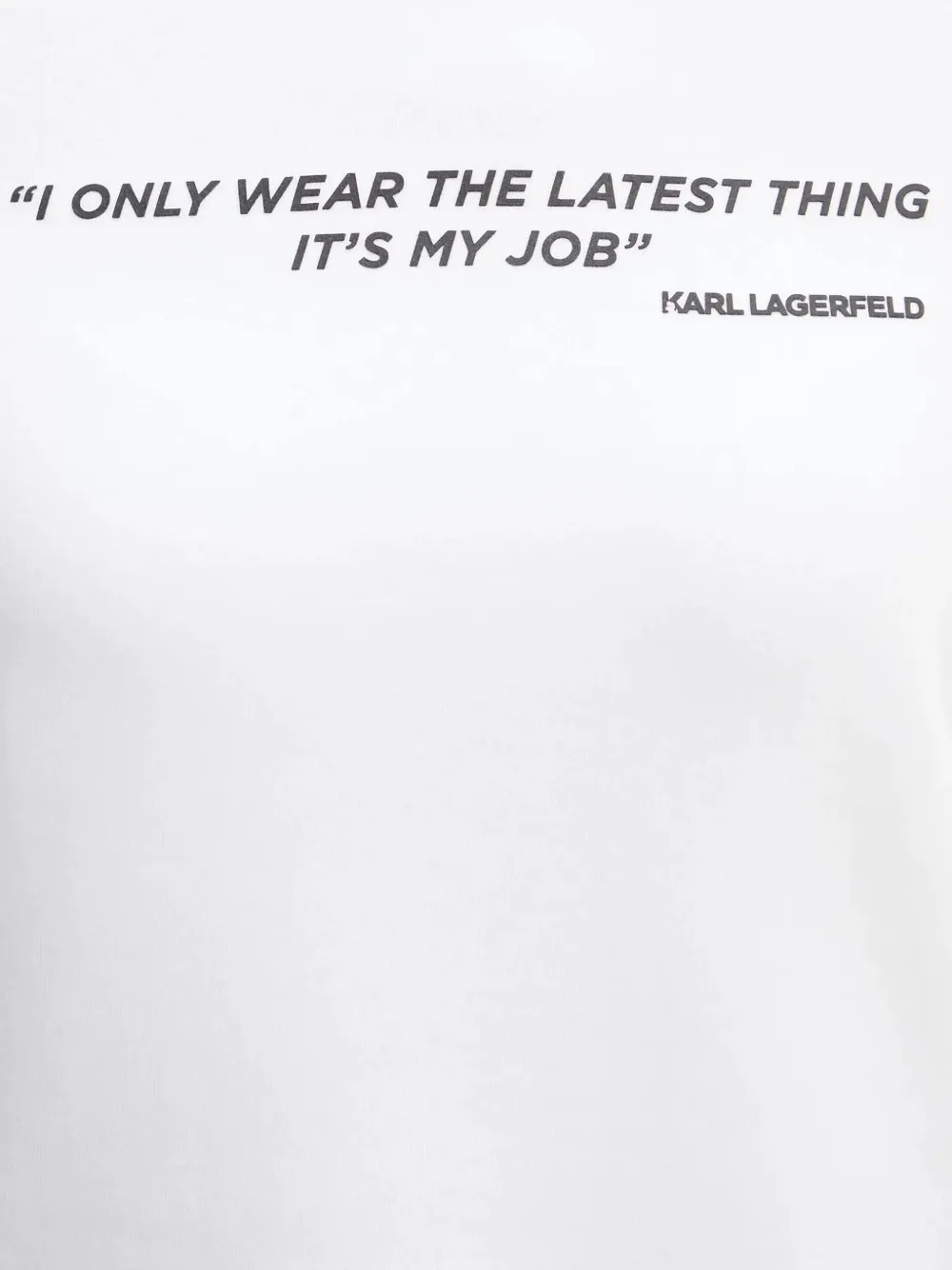 Karl Lagerfeld Sweater met ronde hals Wit