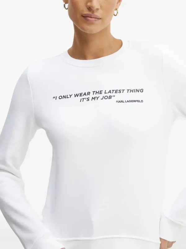 KARL LAGERFELDクルーネック トップス新品 カールラガーフェルド