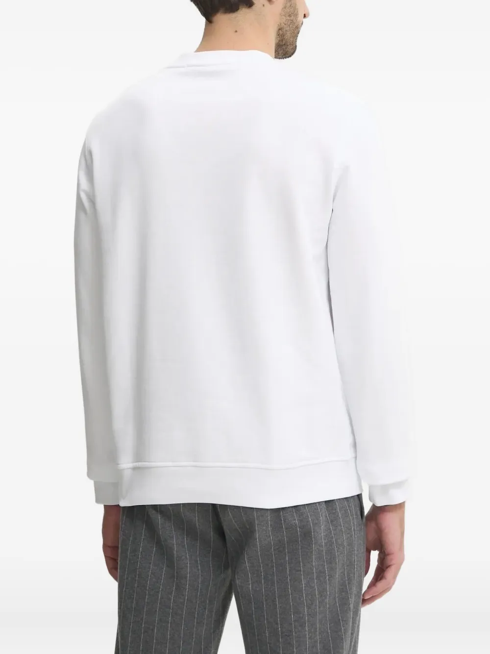 Karl Lagerfeld logo-print sweatshirt - Wit