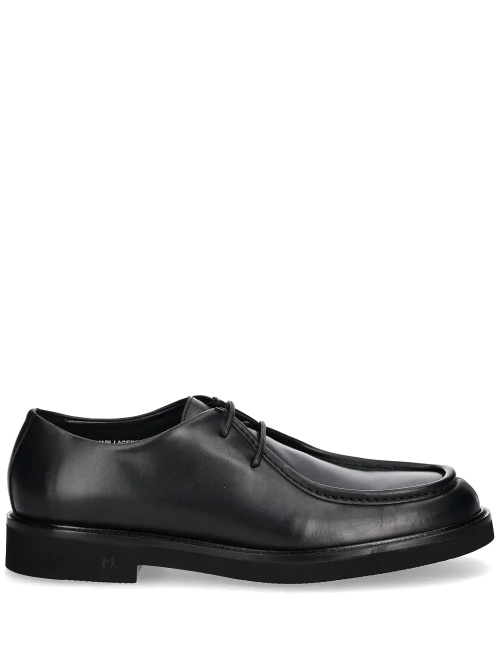 Karl Lagerfeld leather derby shoes – Black