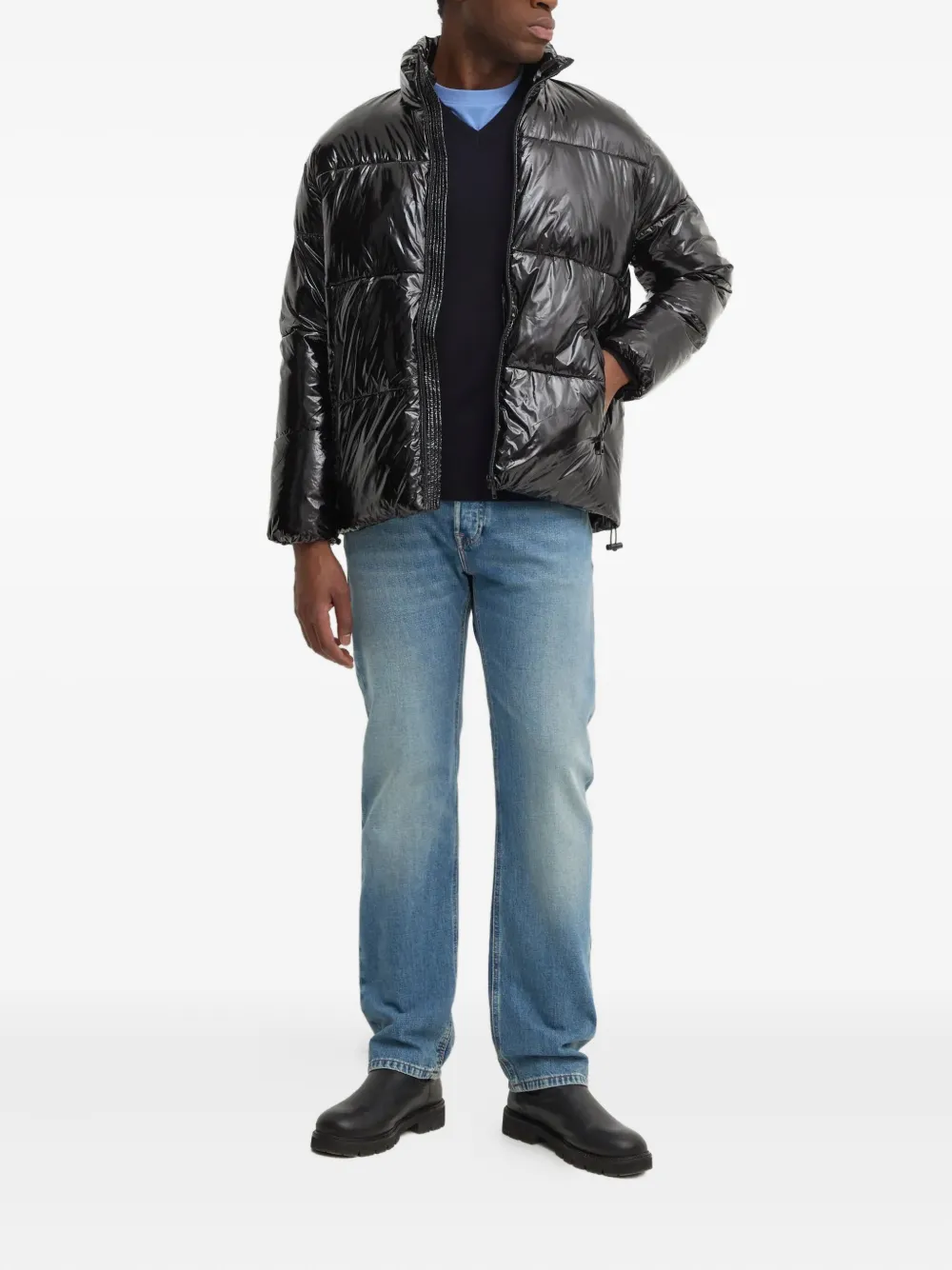 Karl Lagerfeld zip puffer jacket | Padded & Down Jackets | Image 2