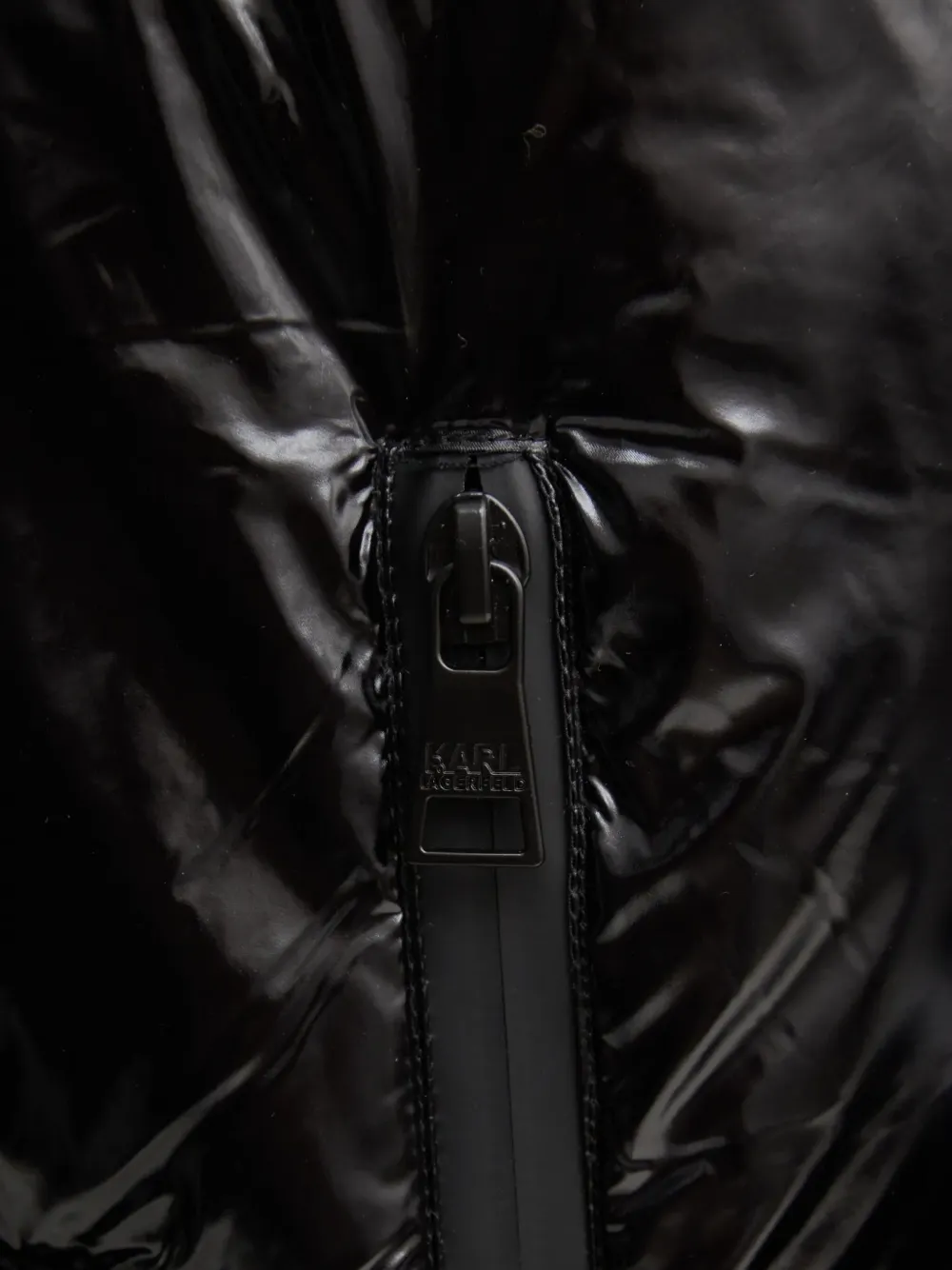 Karl Lagerfeld Donsjack met rits Zwart