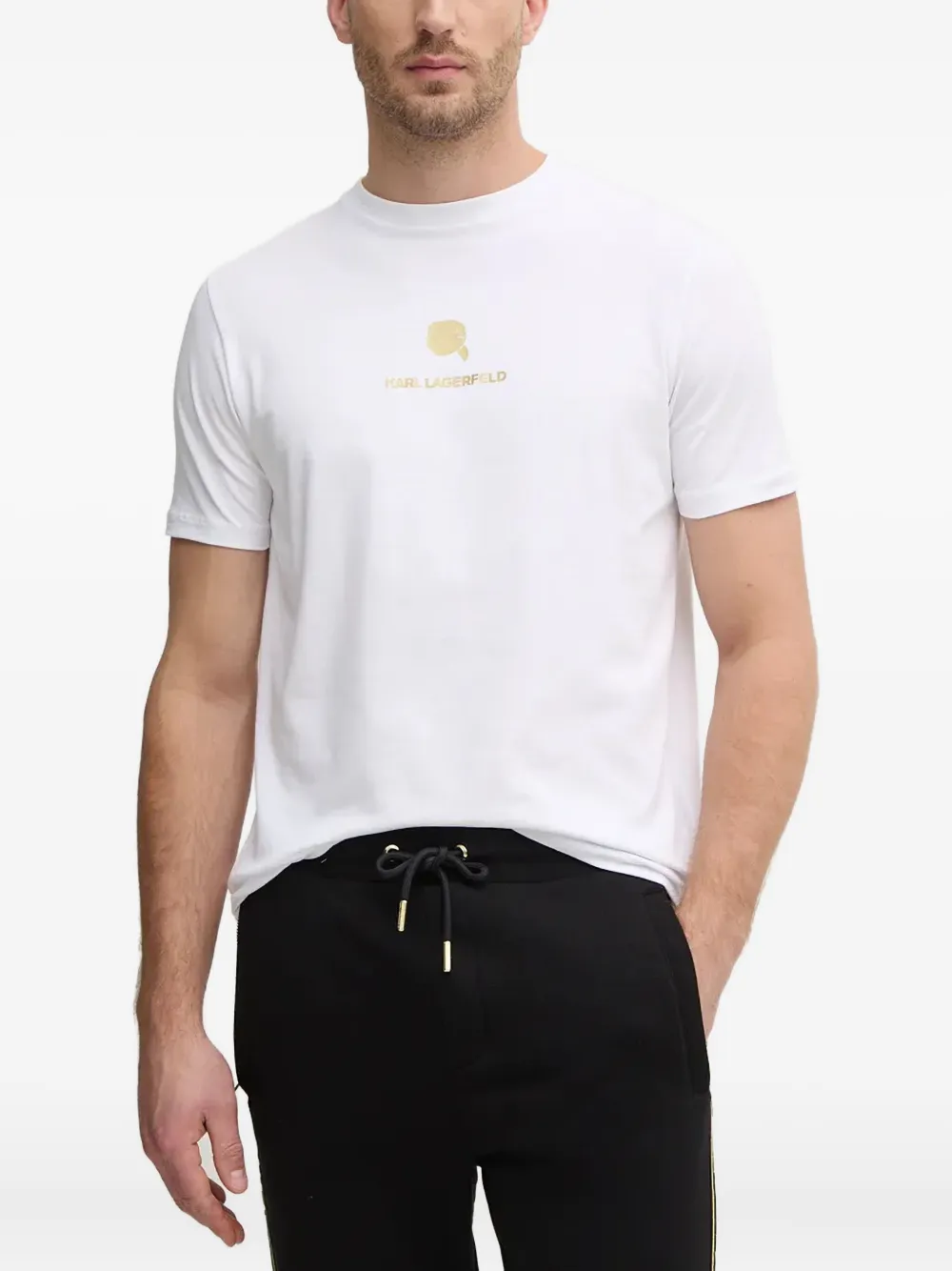 Karl Lagerfeld logo-print T-shirt | White | Image 1