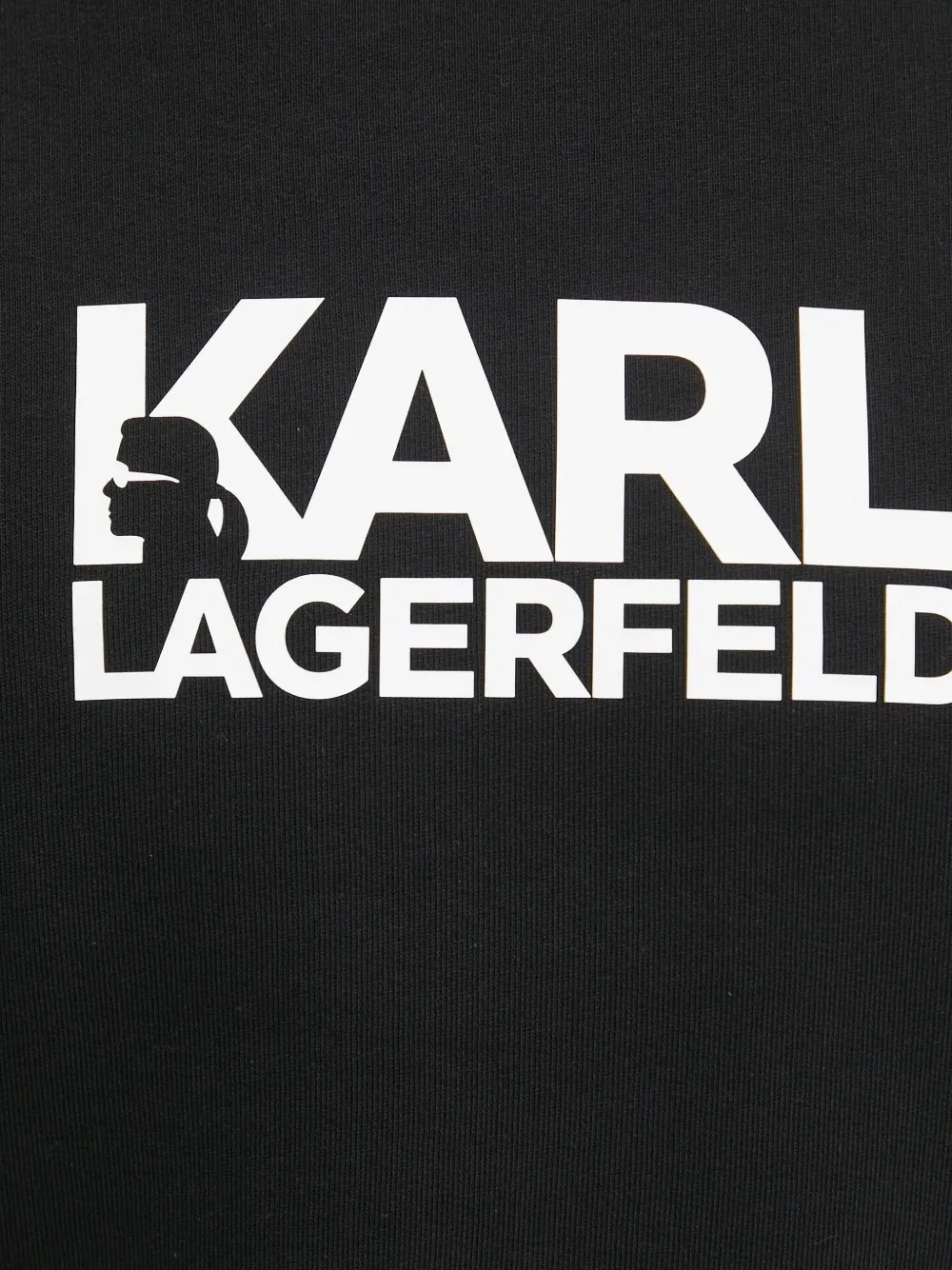 Karl Lagerfeld Sweater met logoprint Zwart