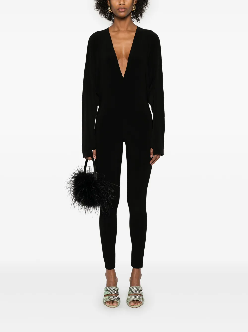 Norma Kamali Dolman jumpsuit - Zwart