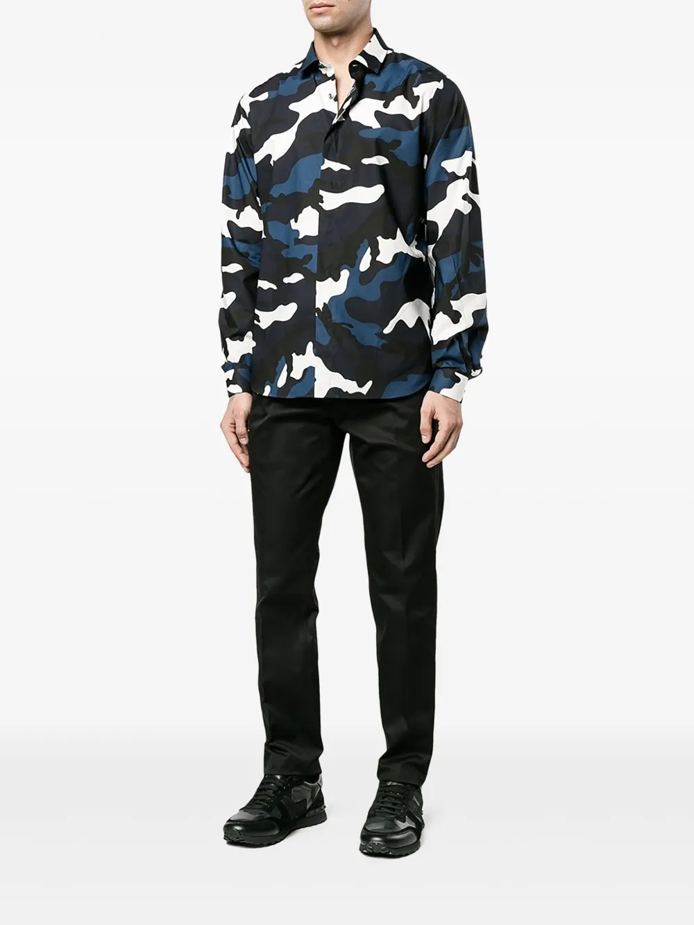 valentinogaravani Valentino Garavani Slim-fit pantalon - Zwart