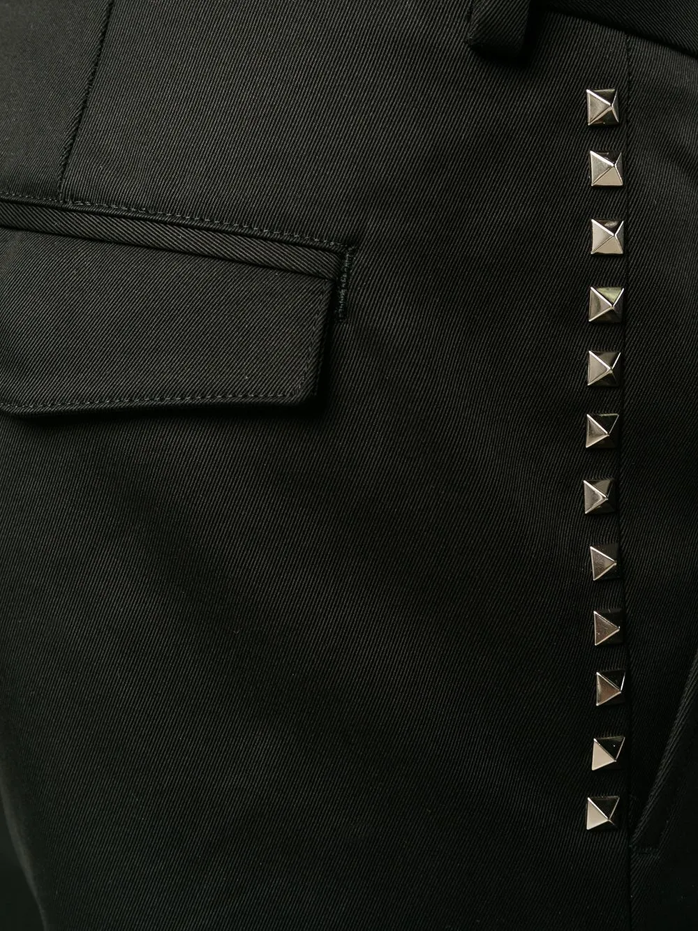 Valentino Garavani Slim-fit pantalon Zwart