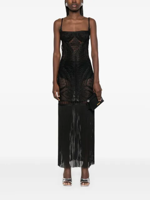 The Attico embroidered midi dress 250WCW00202PLL001RA - 1