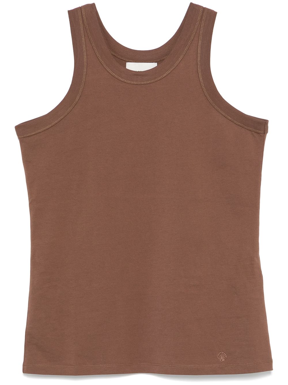 Loulou Studio organic cotton tank top - Brown